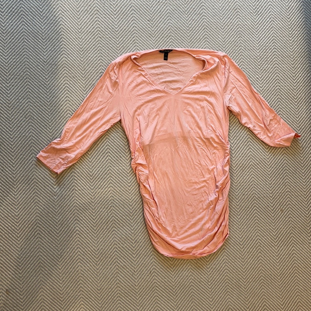 Isabella Oliver 3/4 sleeve maternity top